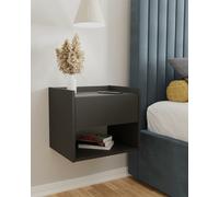 Gfw Harmony Wall Mounted Pair Of Bedside Tables Anthracite