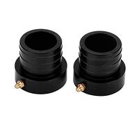 Pair of Front Axle Tube Seal Kit Aluminum Compatible with Cherokee Grand TJ Resistant High Precision for 1984-2001 Vehicles (Black)