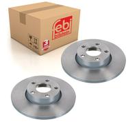 Pair of Front Brake Disc Fits Audi 100 quattro A4 A6 OE 4A0615301B Febi 08347
