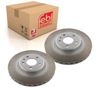 Pair of Front Brake Disc Fits Audi A4 quattro A5 S4 S5 F5 Febi 36232