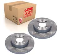 Pair of Front Brake Disc Fits BMW 3 Series E30 OE 34116752434 Febi 08559