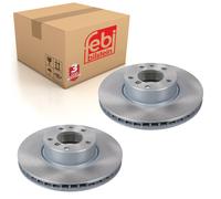Pair of Front Brake Disc Fits BMW 5 Series E39 7 E32 E38 8 E31 Febi 10751