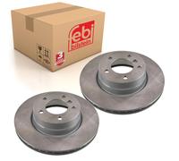 Pair of Front Brake Disc Fits BMW 5 Series E60 LCI E61 E61 Febi 24342