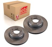 Pair of Front Brake Disc Fits BMW OE 34116794427 Febi 106492