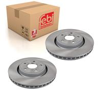 Pair of Front Brake Disc Fits Chrysler OE 68035012AB Febi 108385
