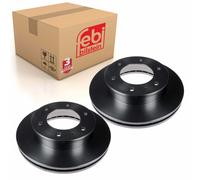2x Brake Discs Pair Vented Front 289mm 44104 Febi Set 1490412 4429562 6M341027DA