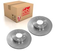 Pair of Front Brake Disc Fits Hyundai OE 517120X700 Febi 108511