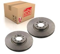 Pair of Front Brake Disc Fits IVECO LCV Daily Daily OE 002996121S1 Febi 35335