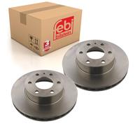 Pair of Front Brake Disc Fits IVECO LCV Daily Trakker ADTrakker AD Febi 35337