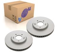 Pair of Front Brake Disc Fits KIA Carens Ceed Optima Soul Blue Print ADG043136