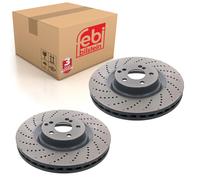 Febi Bilstein 44071 Front Brake Disc x1 Fits Mercedes C-Class C 63 AMG 2008-2022