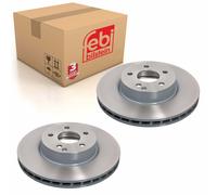 febi bilstein 30598 Brake Disc Set (2 Brake Disc) front, vented, No. of Holes 5