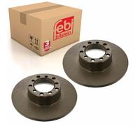 Pair of Front Brake Disc Fits Mercedes Benz Model 114 /8 115 123 Febi 08505