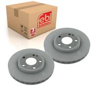 Pair of Front Brake Disc Fits Mercedes-Benz OE 1694211112 Febi 24749