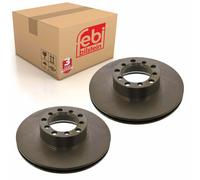Pair of Front Brake Disc Fits Mercedes Benz S-Class Model 116 SL 107 Febi 08545