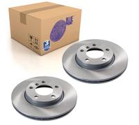 Pair of Front Brake Disc Fits Mini BMW Cooper R60 R61 One R Blue Print ADB114311