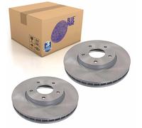 2x Brake Discs Pair Vented fits NISSAN 300ZX Z32 3.0 Front 90 to 95 VG30DETT Set