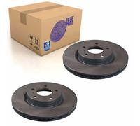 Pair of Front Brake Disc Fits Nissan Altima Fairlady Z Skyl Blue Print ADN143142
