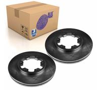Pair of Front Brake Disc Fits Nissan Frontier NP300 Pick Up Blue Print ADN14368