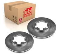 Pair of Front Brake Disc Fits Nissan Pick Up Terrano Ford Maverick 94 Febi 18895