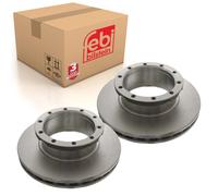 Pair of Front Brake Disc Fits Solaris Bova Neoplan STARLINERStarliner Febi 18653