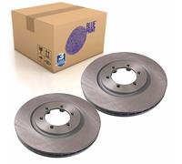 Pair of Front Brake Disc Fits Ssangyong RX-Series Blue Print ADG043121