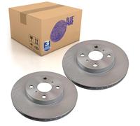 Pair of Front Brake Disc Fits Toyota bB 4x4 Echo Verso FunC Blue Print ADT343137