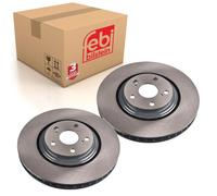 Pair of Front Brake Disc Fits Toyota OE 4351248110 Febi 108464