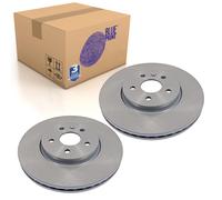 Pair of Front Brake Disc Fits Vauxhall Mokka 4x4 Blue Print ADG043208