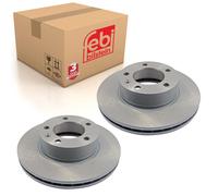 Pair of Front Brake Disc Fits Vauxhall Movano Nissan Interstar A Rena Febi 22240