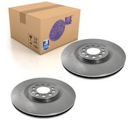 Pair of Front Brake Disc Fits Volkswagen Bora Clasico Jetta Blue Print ADV184324