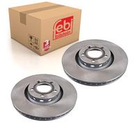 Pair of Front Brake Disc Fits Volkswagen Passat 4motion Skoda Superb Febi 23960