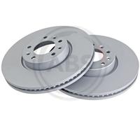 Pair of Front Brake Disc for Citroen Dispatch Vauxhall Vivaro Zafira A.B.S 18576
