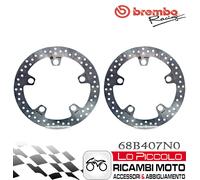 Pair Of Front Brake Discs Brembo Gold Honda 1200 VFR X Crosstourer ABS 2013