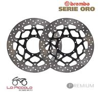 Pair Of Front Brake Discs Brembo Gold Series Floating Honda 1000 VTR SP2 2005