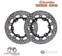Pair Of Front Brake Discs Brembo Serie Oro Floating Yamaha 1000 YZF-R1 1998