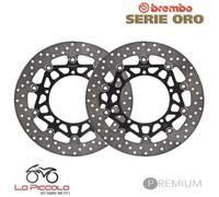 Pair Of Front Brake Discs Brembo Serie Oro Floating Yamaha 1700 V-Max 2015