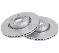 Pair of Front Brake Discs for Audi A6 A.B.S. 17625