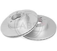 Pair of Front Brake Discs for BMW F20 F21 F23 E90 E91 E92 E93 A.B.S. 17937