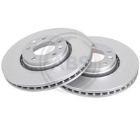 Pair of Front Brake Discs for Citroen XM Peugeot 605 A.B.S. 17513