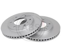 Pair of Front Brake Discs for Fiat Fullback/Mitsubishi L200/Pajero A.B.S. 17958