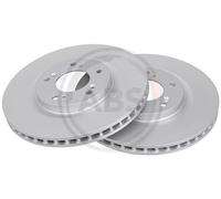 Pair of Front Brake Discs for Honda S2000 A.B.S. 17466