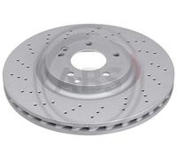 Pair of Front Brake Discs for Mercedes C-Class CLK SLK A.B.S. 17562