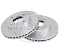Pair of Front Brake Discs for Nissan NV200 A.B.S. 18213