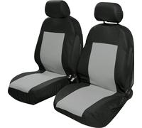Pair Of Front Seat Covers Universal Saturn Black/Grey START