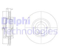PAIR OF GENUINE DELPHI OEM SPEC BRAKE DISCS BG3661C