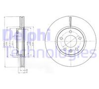 PAIR OF GENUINE DELPHI OEM SPEC BRAKE DISCS BG4278C