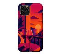 Pair Of Glasses On A Balcony At Sunset Case for iPhone 11 Pro