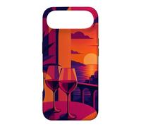 Pair Of Glasses On A Balcony At Sunset Case for iPhone Air