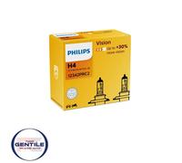 Pair Of H4 Philips Vision Bulbs Up To 30% More Light 12342PRC2